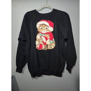 Vintage 90s Hanes Sport Christmas‎ Crewneck Sz XL (Fits Like Large)